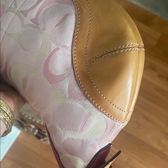 🌸🤎Y2K Coach small Optic Pink Soho Hobo purse🤎🌸 - Picture 7 of 15
